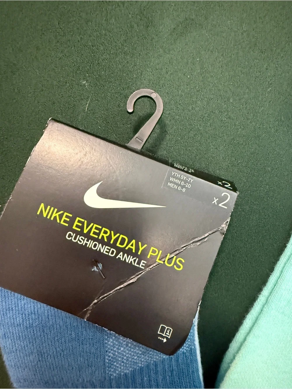 Nike Everyday Plus Cushioned Ankle Socks- 3 Pairs Total